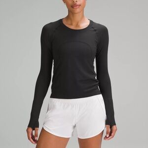 Lululemon swiftly tech waist length size 4, black